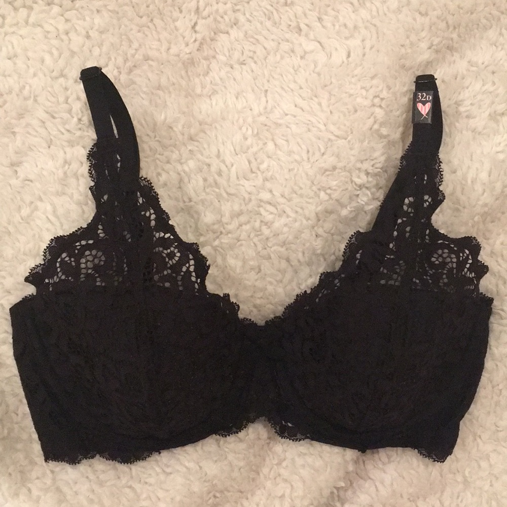 Victoria’s Secret Black Lace Demi Bra